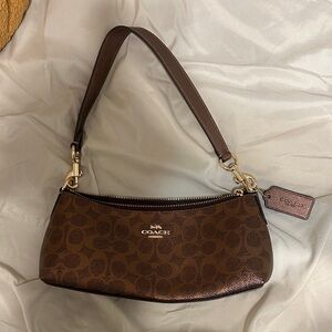 Coach Shimmering Bronze Shoulder Bag